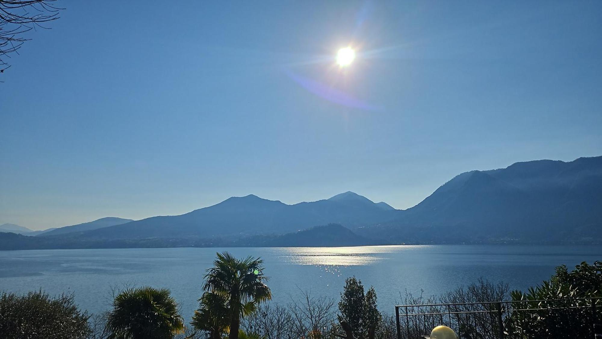 Bella Vista Lago Maggiore Einzigartiger Blick 365 Tagen Ghiffa Kültér fotó